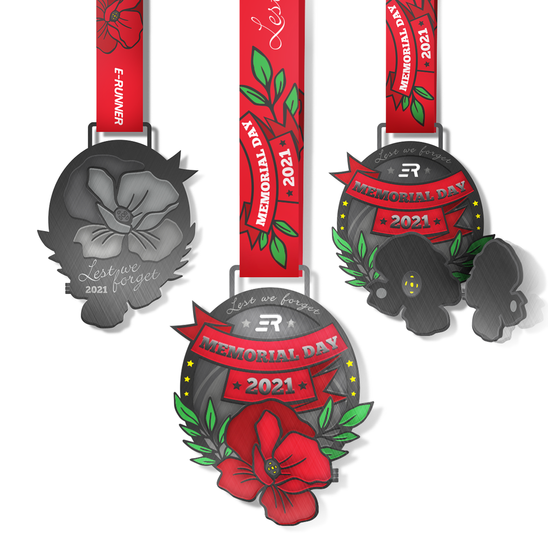 SPECIAL OFFER: Stunning Medal + Official T-Shirt | Memorial Day Marathon 2021 | May 29-30th