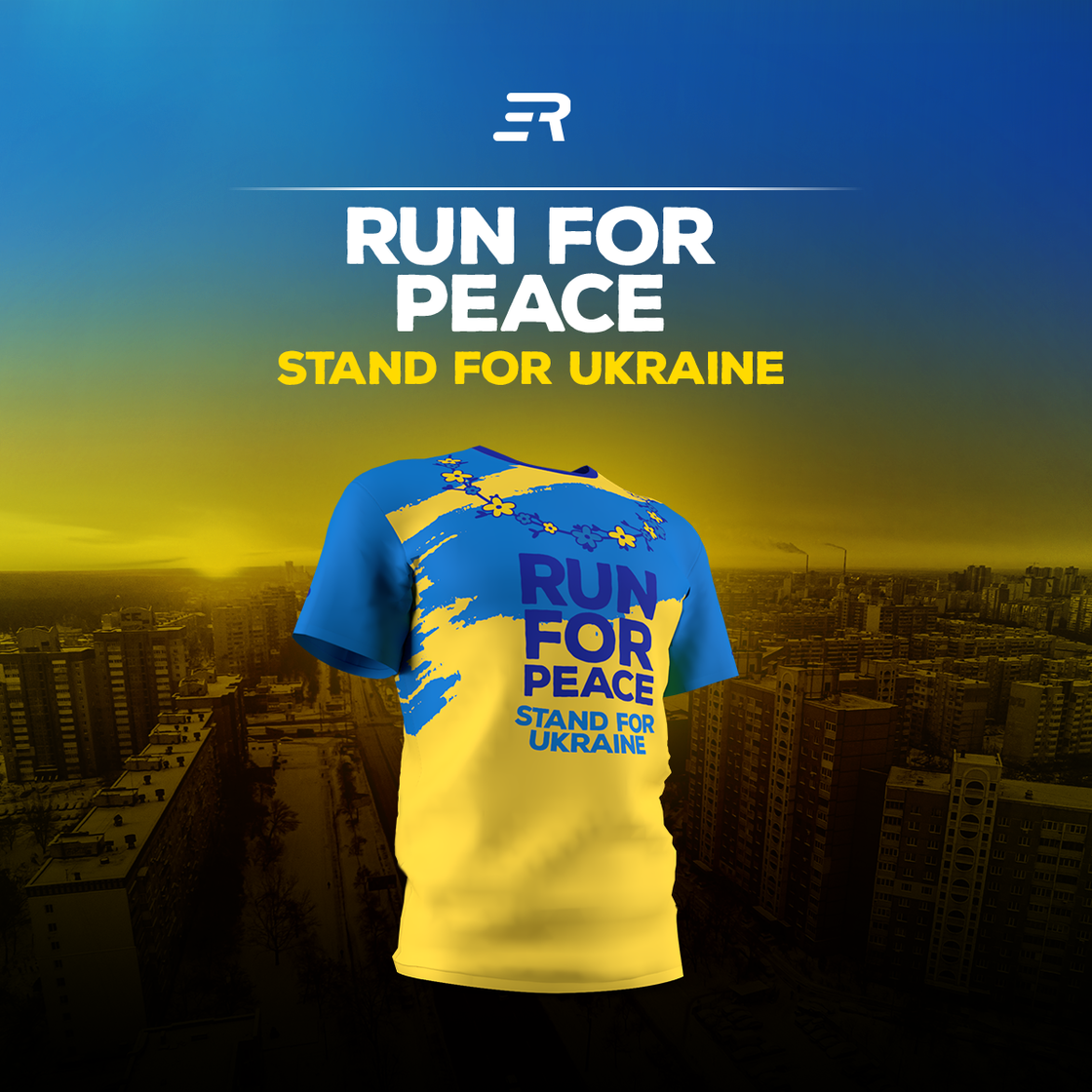 Run For Peace: Stand For Ukraine | T-Shirt